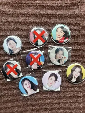 NiziU 아야카 캔 배지 9개 세트