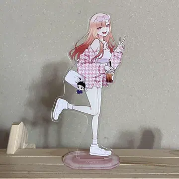 코디네이션 전시회 키타가와 카이무 빅 아크릴 스탠드 핑크 코디