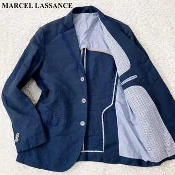 컨디션 최상 쉽스 MARCEL LASSANCE 테일러드 자켓 네이비 L