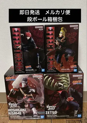 4개 세트 NARUTO 제츠, 오니상어, 전갈, 히단 피규어
