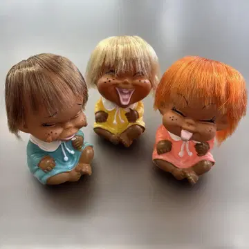 몬나니 인형 울고 웃는 인형 3개 세트