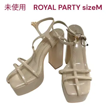 미사용 ROYAL PARTY 로얄 파티 플랫폼 샌들