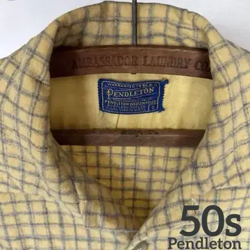 Pendleton 울 셔츠 옴브레 빈티지 보드 셔츠