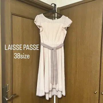 LAISSE PASSE 반팔 A라인 원피스 38 사이즈