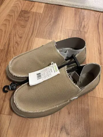 크록스 베이지 슬립온 산타크루즈 27cm 새상품