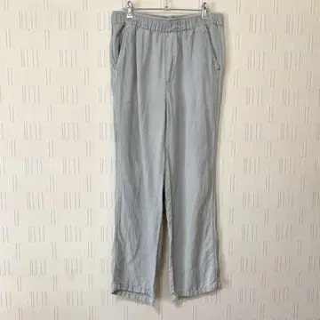 ZARA 자라 플레어 팬츠 허리밴딩 루즈핏 M 평상복 스트레치 봄/여름