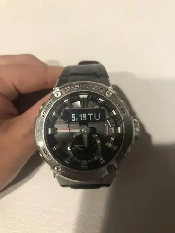 CASIO 지샥 블랙 러버 벨트