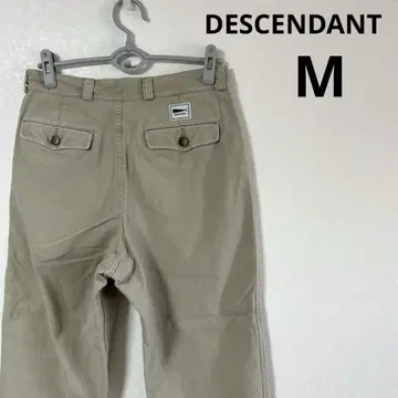 데상트 디센던트 치노 팬츠 로고 베이지 M