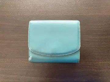 츠치야 가방  두겹 지갑  그린