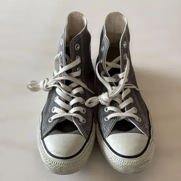 CONVERSE ALL STAR 그레이 하이컷 스니커즈