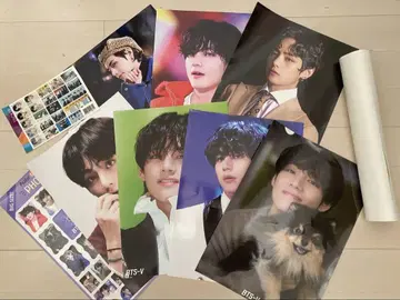 BTS V 빅 사이즈 고화질 포스터 & 씰 세트