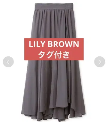 LILY BROWN 샤이니 시어 스커트