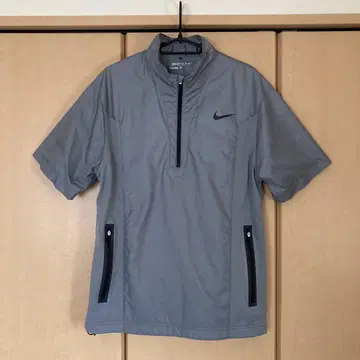 Nike 반팔 그레이 셔츠 지퍼