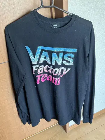 VANS Factory Team 긴팔 티셔츠 M 블랙