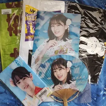 노기자카46 무카이 하즈키 묶음 판매 머플러 타월 토트백 클리어 파일