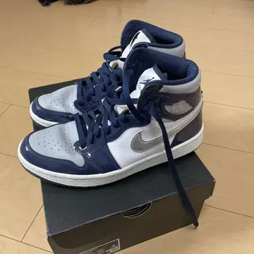 조던 골프화 네이비 25cm