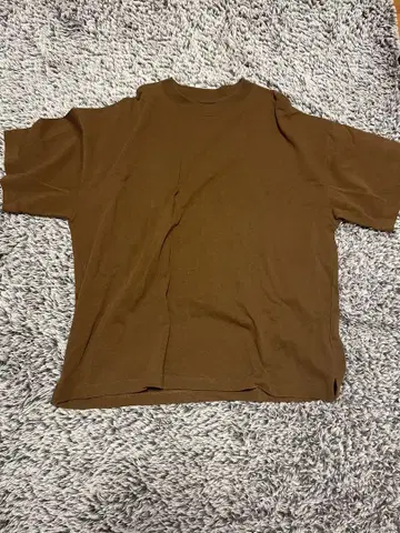 RAG MACHINE X-LARGE 브라운 티셔츠