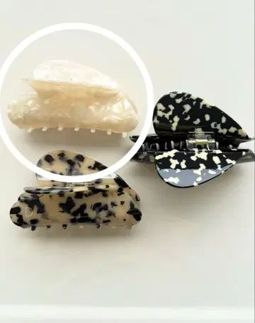 POTETE NEW big heart clip White 화이트 완판템