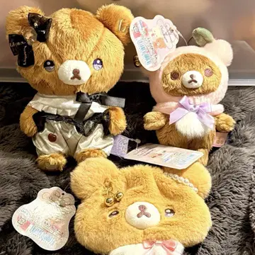리락쿠마 후르츠 코스튬 봉제 인형 세트