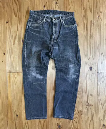 sophnet. 데미지 가공 데님 진 블랙 USED