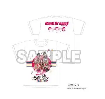 레어템 BanG Dream! 2nd + 3rd 라이브 티셔츠 포피파