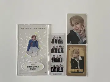 시로이와 루키 아크릴 스탠드 트레이딩 카드 세트