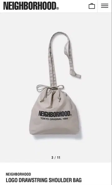 네이버후드 25ss 숄더 백 BAG