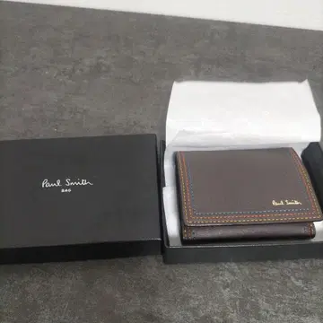 폴스미스 브라운 3단 폴더형 지갑