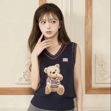 darich 다리치 D 베어 니트 베스트