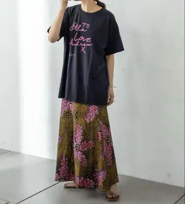 택 포함 새상품 미스틱 아프리카 패턴 머메이드 스커트 미스틱