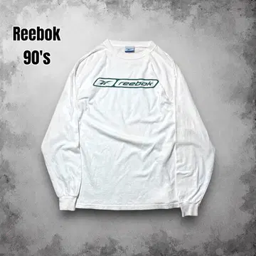 90s 리복 빈티지 긴팔 티셔츠 스쿨 로고 롱 T USA