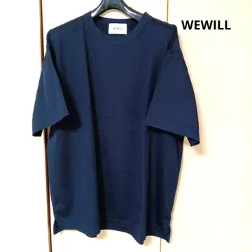 WEWILL 티셔츠 반팔 네이비 사이즈 2