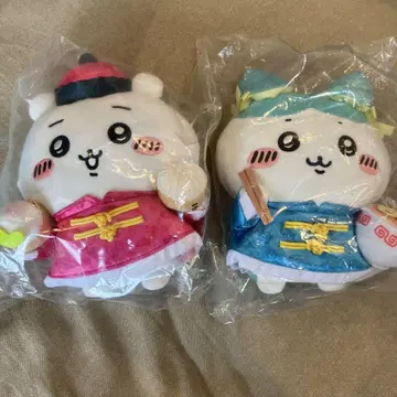치이카와 호텔 라이라이 봉제 인형 S 치이카와 하치와레 2개 세트