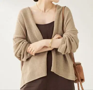 새상품급 plage linen sweat 볼레로 가디건 니트 가디건