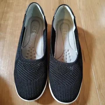 팬지 메쉬 블랙 펌프스 슬립온 23.0 cm