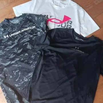 언더아머 티셔츠 세트 M