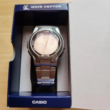 #CASIO WAVE CEPTOR 손목시계 실버