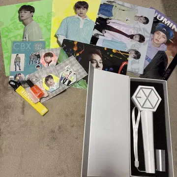 EXO CBX 굿즈 응원봉 시우민 베키 첸