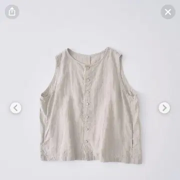 nest Robe 네스트로브 블랙 린넨 크루 베스트 내추럴