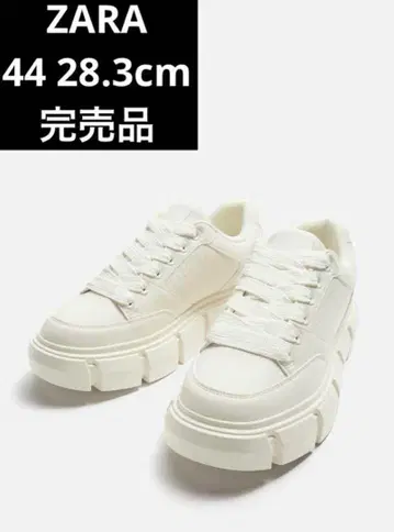 ZARA 자라 청키 밑창 스니커즈 44 28.3cm 완판템