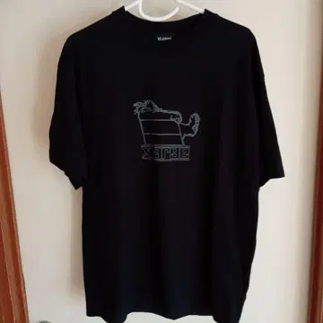 XLARGE 블랙 티셔츠 L 사이즈