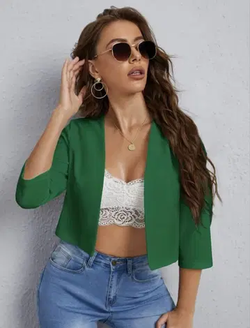Shein 그린 자켓 XS