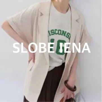 슬로브 이에나 완판템 레이온 린넨 하프 슬리브 자켓