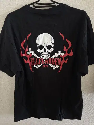 ELLEGARDEN 블랙 티셔츠