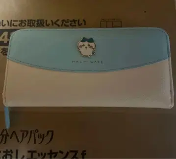 HACHIWARE 캐릭터 장지갑 블루 화이트