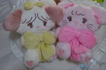 mikko characters 안아주는 리본 봉제 인형 2종 세트