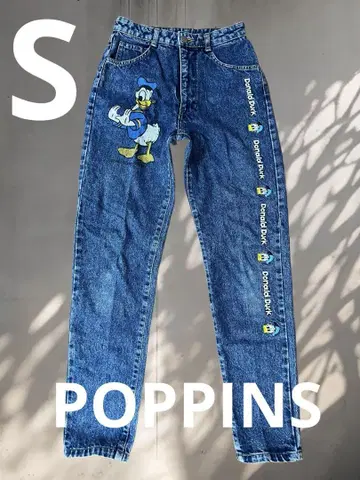 디즈니 도날드 POPPINS 레트로 빈티지 데님 S y2k