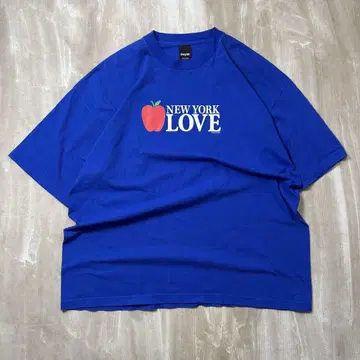 미국산 새상품급 ONLY NY BIG Apple Tee XL 사이즈 애플