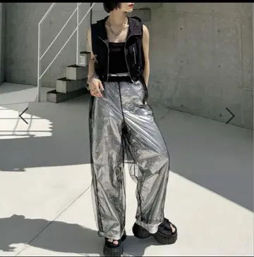 메탈릭 튤 팬츠 SET
