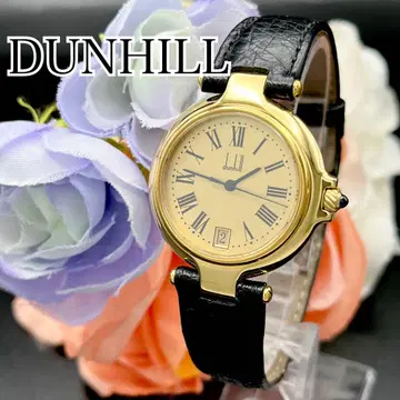 레어 작동 손목시계 DUNHILL 던힐 데이트 골드 F70